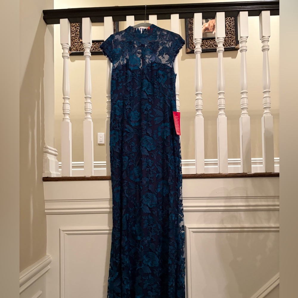 Tadashi Shoji Azure Lace Dress Never Worn With Tags